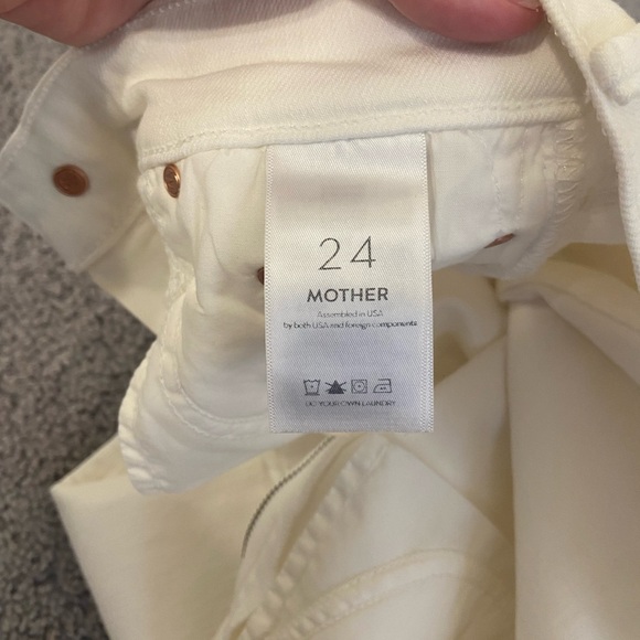 Mother “the insider crop” jeans in white - Picture 6 of 6